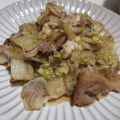 fu♪♪'s cooksnap of when they made 豚肉とキャベツのねぎポン酢だれ.