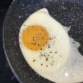 Ruriluru's cooksnap of when they made 簡単目玉焼き 水なし半熟 簡単朝食.