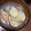 マイノート's cooksnap of when they made 蛤の潮汁.
