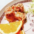 ﾁｲﾁｬﾝﾏﾏ's cooksnap of when they made ほんのりピンク♪竹輪桜えび揚げ.