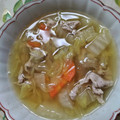 まりゆりひろこ's cooksnap of when they made ほっこりしよ♪豚小間と白菜と生姜スープ♡.