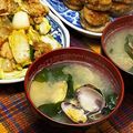 にきけん's cooksnap of when they made いつもあなたに あさりとわかめの味噌汁.