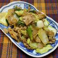 にきけん's cooksnap of when they made 焼肉のたれで！葉玉ねぎと豚肉のピリ辛炒め.