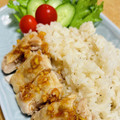 tomozo_'s cooksnap of when they made 炊飯器で　簡単カオマンガイ（海南鶏飯）.