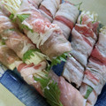 かたのさくら's cooksnap of when they made 大葉と豚肉のエノキ巻き.