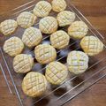 かわR995NR☆'s cooksnap of when they made HMで簡単！サクサク☆メロンパンクッキー.