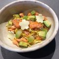 まれ子's cooksnap of when they made ひな祭り♪カニカマとアボカドのちらし寿司.