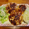 さすらい's cooksnap of when they made 肉無し！エノキ茸とおからのハンバーグ.