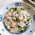 gohanちゃん's cooksnap of when they made わさび菜ごはん.