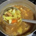 さむさぶろー's cooksnap of when they made 残ったカレーでリメイクスープ.