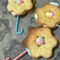 ゆきち1215's cooksnap of when they made ホワイトデー☆マシュマロサンドクッキー。.