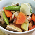 enr's cooksnap of when they made レンジで大根と鶏肉と厚揚げの煮物.