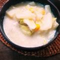 ふか谷's cooksnap of when they made とろける～♡白菜とコーンのミルクスープ.