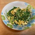 ♡りっくんママ♡'s cooksnap of when they made 水菜の大量消費に！水菜と卵の中華風炒め.
