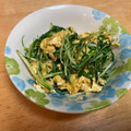 ♡りっくんママ♡'s cooksnap of when they made 水菜の大量消費に！水菜と卵の中華風炒め.