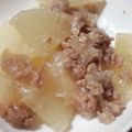 ヨシヨッシー's cooksnap of when they made 大根と豚ミンチの餡かけ.