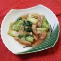 ﾁｲﾁｬﾝﾏﾏ's cooksnap of when they made チンゲン菜と油揚げの炒め煮.