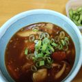 えみりんたん's cooksnap of when they made 残ったカレーでお蕎麦屋さん風カレーうどん.