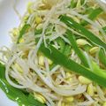 クックVOY1Q3☆'s cooksnap of when they made レンジで簡単☆もやしとピーマンのナムル.