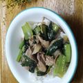 プルンバゴ's cooksnap of when they made 簡単♪豚肉小松菜あんかけ丼.