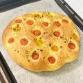 ゆーじん１１４'s cooksnap of when they made トマトフォカッチャ.