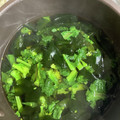 猫のミイヤ's cooksnap of when they made だしが決め手！菜の花とわかめのお吸い物.