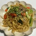 rina_k's cooksnap of when they made だし醤油焼きうどん.