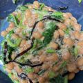 snow012's cooksnap of when they made 納豆とカブの葉梅昆布和え.