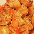 himhima72's cooksnap of when they made 揚げじゃがいもと鶏肉の照り煮♪.