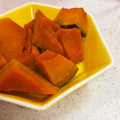 3kids❁mama's cooksnap of when they made 簡単子供が喜ぶ！裏技魔法のかぼちゃの煮物.