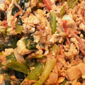kanachio★'s cooksnap of when they made 小松菜・厚揚げ・卵の和風中華炒め.