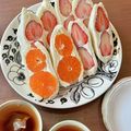ぶーすかおくさま's cooksnap of when they made ☺萌え断♡簡単♪みかんのフルーツサンド☺.