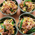 ひっこ's cooksnap of when they made 簡単！もやしとニラ、豚ミンチの旨辛炒め.