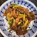 みや☆じゅん's cooksnap of when they made アスパラと玉ねぎの牛バラオイスター炒め.