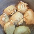 ☆maripei☆'s cooksnap of when they made 白だしde鶏ひき肉と豆腐の巾着煮.