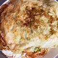 しょうたくやママ's cooksnap of when they made フライパンで簡単！基本の広島風お好み焼き.