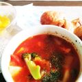 minotan's cooksnap of when they made トマト缶で簡単！ミネストローネ.