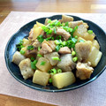 FGO☆'s cooksnap of when they made 簡単！鶏と大根と蒟蒻の煮物.