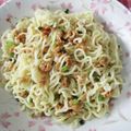 papepo☆'s cooksnap of when they made サッポロ一番塩ラーメンのネギ納豆.