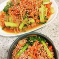 himeKK's cooksnap of when they made 小松菜とひき肉のチャプチェ風♡春雨炒め♡.