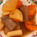 ぴあのちゃん95's cooksnap of when they made 蒟蒻・大根・人参の煮物.