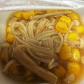 no1642's cooksnap of when they made エノキとコーンのめんつゆバター.