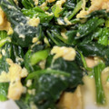 no1642's cooksnap of when they made シンプル！ほうれん草と卵の炒めもの.