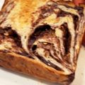 コットンベリー's cooksnap of when they made メイプルマーブル食パン（折り込みシート）.