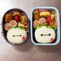 Chaaa_room's cooksnap of when they made 【キャラ弁】ベイマックスのおにぎり弁当.