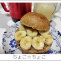 ちょこ☆ちょこ's cooksnap of when they made 材料3つだけ！メープルバナナトースト.