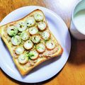 motomi♪'s cooksnap of when they made アートな…竹輪トースト☆ツナ入りだよ！.