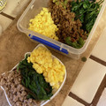 1035's cooksnap of when they made 豚そぼろの三色丼.