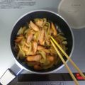 彩音ｍａｍａ's cooksnap of when they made ソーセージと玉ねぎの簡単炒め.