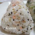 ここあママ's cooksnap of when they made 旦那が毎日持って行く☆鮭フレークおにぎり.